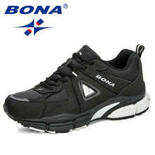 Load image into Gallery viewer, BONA 2020 New Designers Action Leather Sneakers Running Shoes Men Sports Shoes Walking Athletic Trainers Man Jogging Footwear