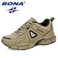 Load image into Gallery viewer, BONA 2020 New Designers Action Leather Sneakers Running Shoes Men Sports Shoes Walking Athletic Trainers Man Jogging Footwear