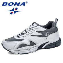 Load image into Gallery viewer, BONA 2020 Action Leather Mesh Running Shoes Men High Quality Outdoor Athletic Shoes Man Trendy Sneakers Sports Shoes Comfortable
