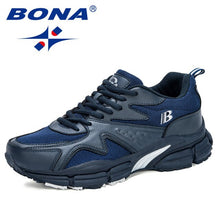 Load image into Gallery viewer, BONA 2020 Action Leather Mesh Running Shoes Men High Quality Outdoor Athletic Shoes Man Trendy Sneakers Sports Shoes Comfortable
